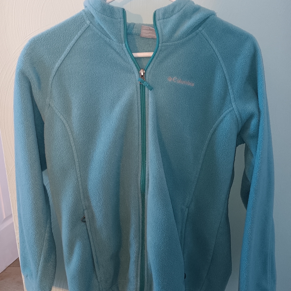 Columbia Turquoise Fleece Jacket